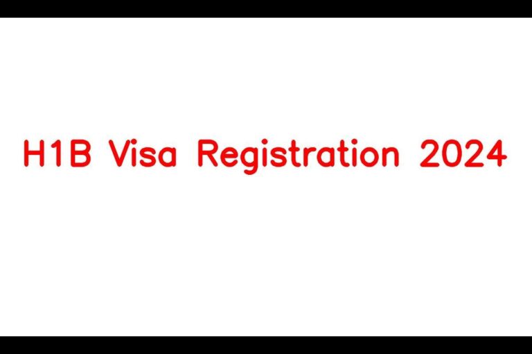 H1B Visa Registration 2024